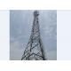 Green Field Communication Tower Anti Rust Long Life Span