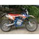 4 Stroke 200cc Dirt Bike Air Cooling , Off Road Motorcycle In Red Color