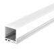 Square Shaped LED Aluminium Profile for Interior Lightings,Surfaced Suspension installing