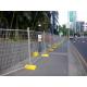 Temporary Construction Chain Link Fence Panels 2m Width 2 Folds