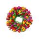 18 Inch PVC Plastic Faux Tulip Wreath For Front Door Wall Decoration​