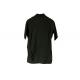 Black Spandex Rash Guard Shirt Uv Protection For Snorkeling / Cycling