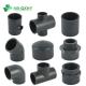 20mm to 400mm Deep Gray PVC UPVC Pipe Fitting with Adapter End Cap Tee Coupling Elbow