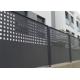 Slip Resistance Architectural Perforated Metal Panels Aesthetic Appeal For Residential Perimeter Fence