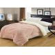 Coral Fleece Winter Quilt Sets With Soft And Fluffy 100% Polyester Filling