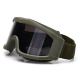 Anti Fog Lens Military Tactical Goggles UV Protective For Airsoft Paintball