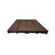 Wellness Centers Sauna Decking 300mm*300mm Foamed PVC Co-Extruded and Coated with ASA