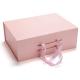 Magnetic Folding Box With Ribbons Luxury Clothes Gift Packaging Support