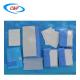 Disposable Surgical Drape Sterile C-section Pack Blue SMS Non Woven Fabric