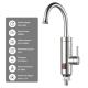 Kitchen 3300W Instant Hot Water Heater Tap With Temperature Display