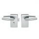 Glass door locks LC-031, stainless steel 304 plate, finishing satin or mirror