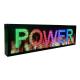 Indoor SMD Scrolling Full Color LED Display Board 30W For Shop Windows
