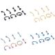 16G Titanium Anodized Stainless Steel Body Jewelry Helix Piercing Ear Eyebrow Nose Lip Captive Rings Freeshipping