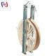 Transmission Line Bundled Triple Conductor Pulley Block 660mm With Cast Steel Sheave