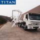 TITAN 20/40FT side loader with crane self loading trailer for sale