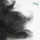 Regenerated 65mm Black Dope Dyed Hollow Polyester Staple Fibers For Sofa Filling