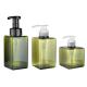 Personal Care PETG Square Bottle with Lotion Pump 250ml 450ml 500ml Capacity