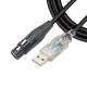 USB To DMX512 Stage Three-core XLR Male Cable Lighting Signal Cable Par Light Beam Mixer Control Cable