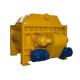 Towable Double Shaft Concrete Mixer Machine , 1000L Automatic Stone Cement Mixer