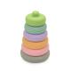 Light Color OEM 5cm EN71 Baby Stacking Toys For 1 Year Old