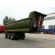 Construction Machinery Semi Tipper Trailer Hydraulic Tipping Trailers
