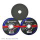 60# Grit 125 X 3 X 22.23mm Metal Grinding Discs Type 42 Grassland