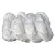 40 / 2 50 / 3 Semi Dull Hank Yarn 100% Spun Polyester Bleached White For Sewing Thread