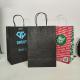 weed Flower Paper Shopping Bag Flat Bottom Packaging Bag With Handle