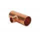 Water Pipe Copper Nickel Tee C70600 DN20 for Industry Compliant with ANSI JIS Standards