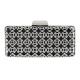 Ancient Coin Pattern Silver Hollow Out Clutch Frame For Handbag
