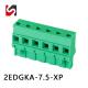 2EDGKA-7.5 300V 10A high quality Pluggable Terminal Blocks 7.5MM pitch supplyer for pcb