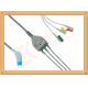 8 Pin Nihon Kohden Ecg Cable / 3 Lead Ecg Cable Grabber IEC