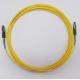Fiber Optic Jumper MU/UPC To MU/UPC Singlemode Simplex 2.0mm OFNR Cable