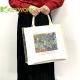 Canvas Women Handbag Unbleached Grocery Tote Bag Simple Shopping Bag