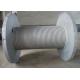 6mm Wire Mooring Winch Drum 430mm Diameter Carbon Steel Bolted