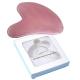 OEM 100% Natural Rose Quartz Heart Shape Massager Tool in a Box with Engrave Logo