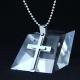 Fashion Top Trendy Stainless Steel Cross Necklace Pendant LPC291