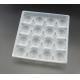 Square Clear Egg Packing Box , Disposable Food Cartons For Rice Balls