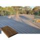 200*25mm Park Grey Hollow Composite Decking Boards Easy Installation