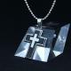 Fashion Top Trendy Stainless Steel Cross Necklace Pendant LPC356