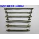 Aluminium / Stainless Steel Oven Handle , Size Customized Oven Door Assembly