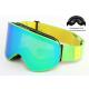Interchangeable Lens Multi Coloured Ski Goggles Anti - Winds With Good Protection