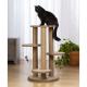 37inch Cat Tree Scratching Post tower jute wrapped Multi Platform Cat Climbing Frame