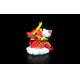 Red Dragon Custom Plastic Toys Hello Kitty Figure With Chinese Dragon