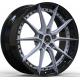 Machined Face 2 PC Gloss Black Forged Alloy Wheels Sputtering Staggered 20 and 21 inches