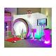 4.5m Blow Up Photo Booth , 210d Pvc Coated Oxford Led Air Photo Booth