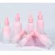 Round Luxury Serum Gradient Pink Glass Eye Dropper Bottle 5ml 10ml 15ml 30ml 100m