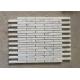 15x98MM Carrara White Natural Stone Mosaic Tile Long Strips 10 MM Thickness