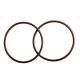 FKM Green Brown Seal O Rings 70 - 90 Hardness For Transmission Rotary