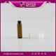 SRS Bulk Wholesale 5ml glass cylinder amber roll on perfume bottle with plastic crew cap